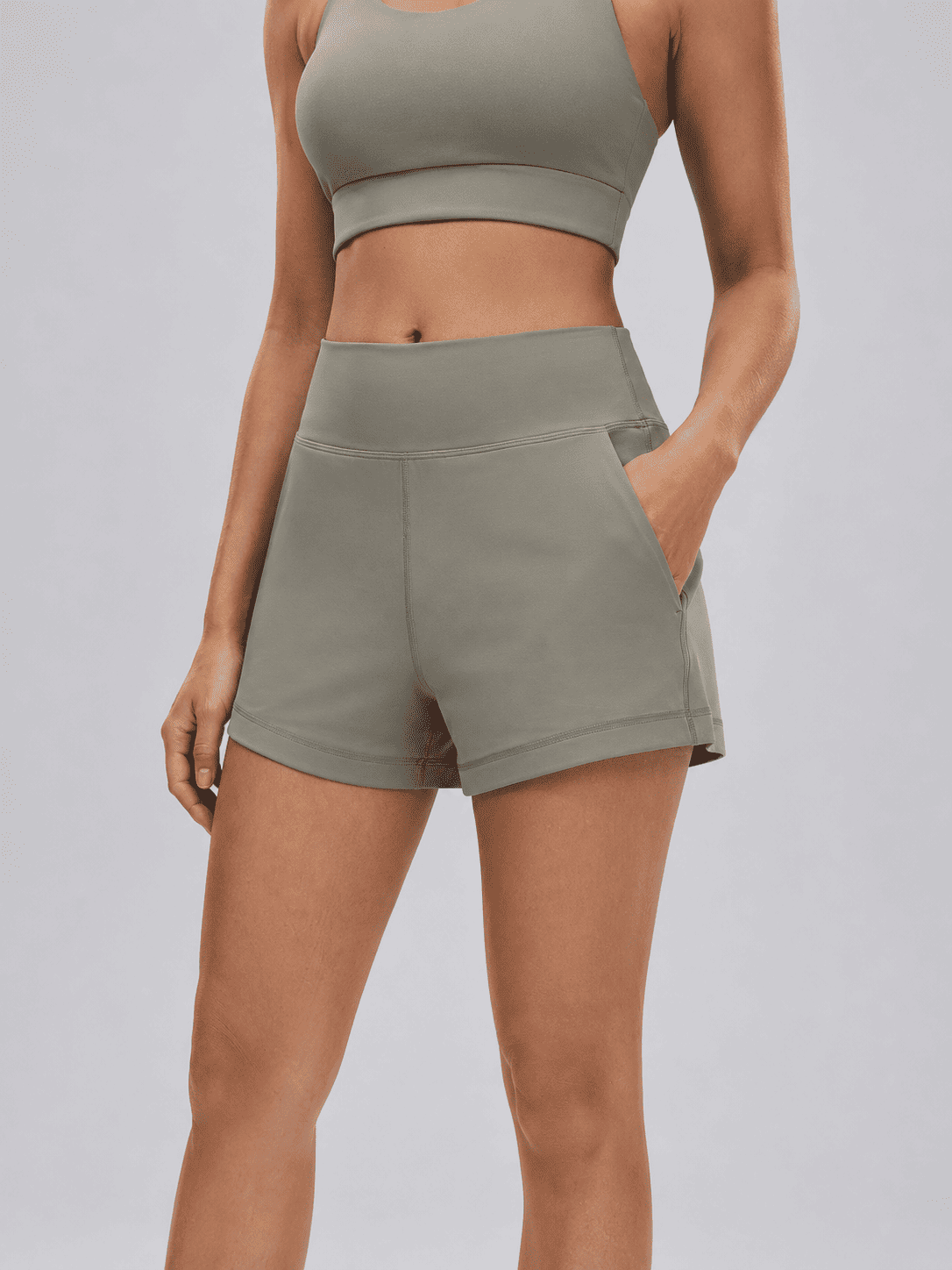 Buttery Soft High-Waist Active Shorts